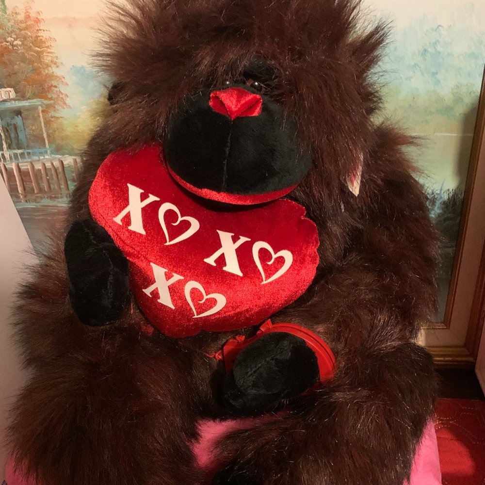 Dan Dee Orangutan Plush Love Gorilla Realistic Stuffed Animal 24''